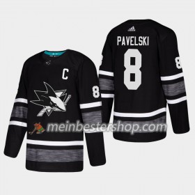 San Jose Sharks Joe Pavelski 8 2019 All-Star Adidas Schwarz Trikot Authentic - Herren